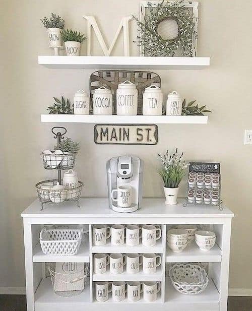 60 Best DIY Home Coffee Bar Ideas - Prudent Penny Pincher