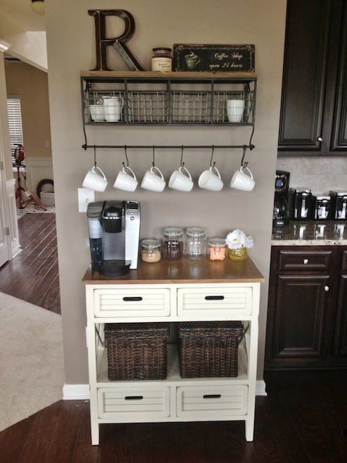 60 Best DIY Home Coffee Bar Ideas - Prudent Penny Pincher