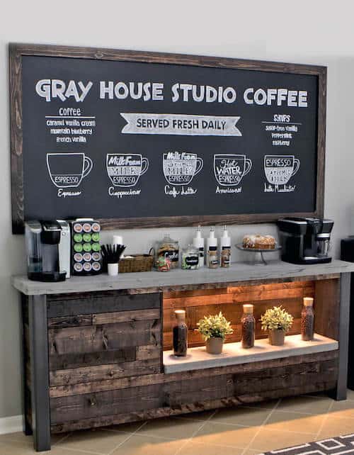 60 Best DIY Home Coffee Bar Ideas - Prudent Penny Pincher