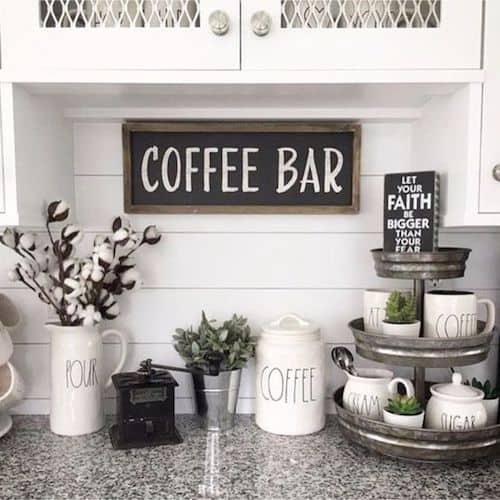 60 Best DIY Home Coffee Bar Ideas - Prudent Penny Pincher