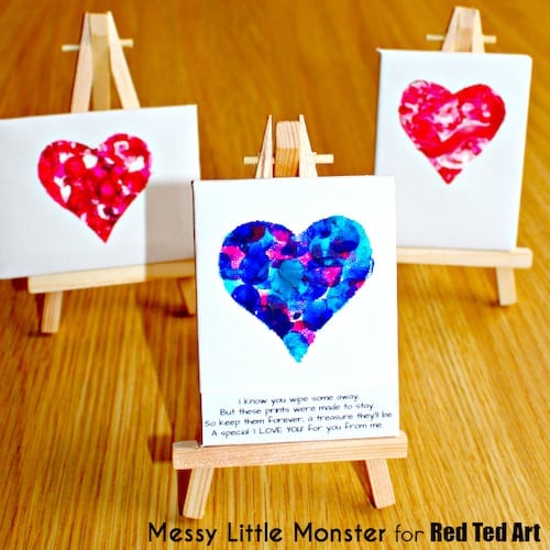 heart mini canvas