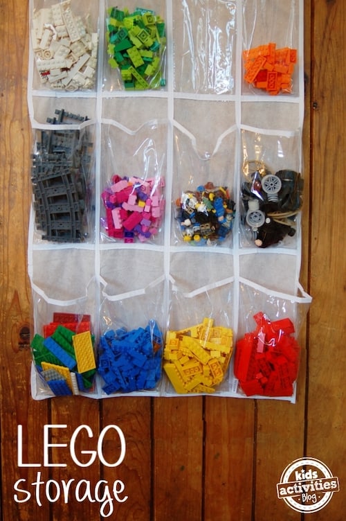 over the door organization for legos