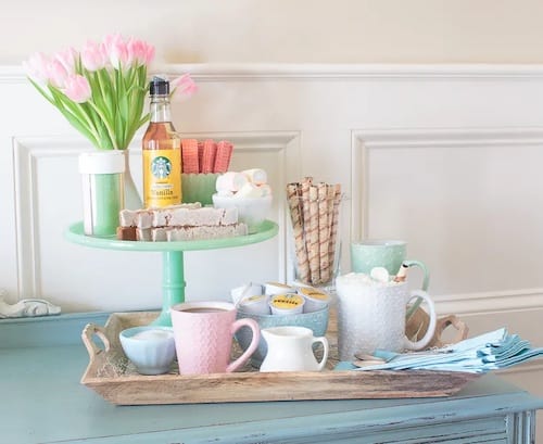 spring coffee bar