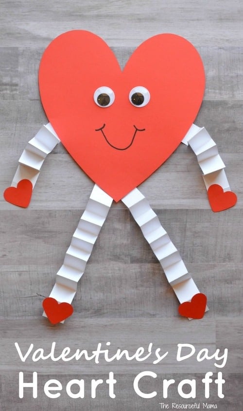valentines day heart man craft