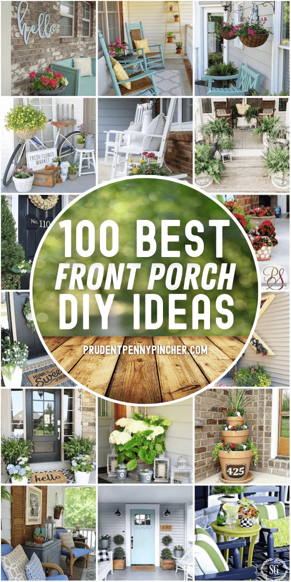 100 Best Diy Front Porch Ideas Prudent Penny Pincher - Diy Front Deck Ideas