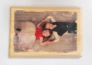 Wooden Photo Transfer Keepsake Mother's Day Gift