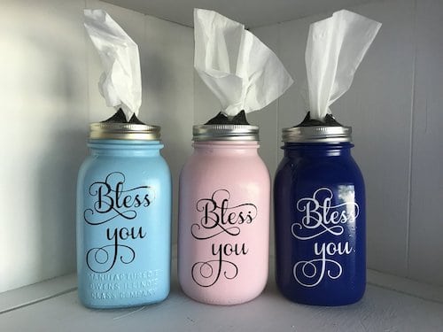 Mason Jar Tissue Dispenser