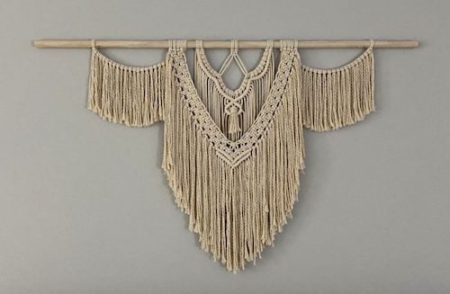DIY Wall Hanging Macrame craft for adults