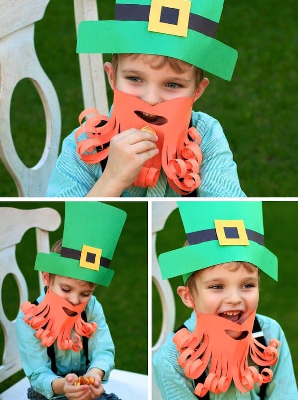 Leprechaun Dress-Up with hat and beard