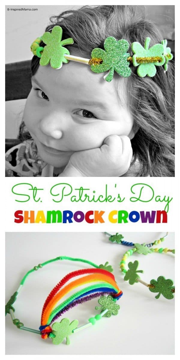 St Patrick Craft shamrock Crown
