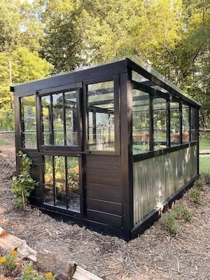 upcycled greenhouse