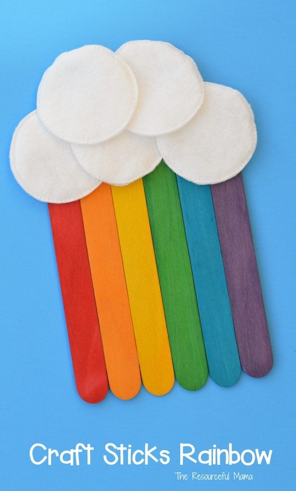 Craft Stick Rainbow