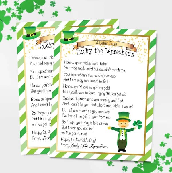 leprechaun letter