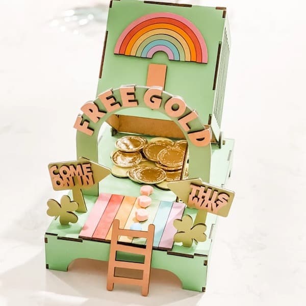 DIY leprechaun trap idea