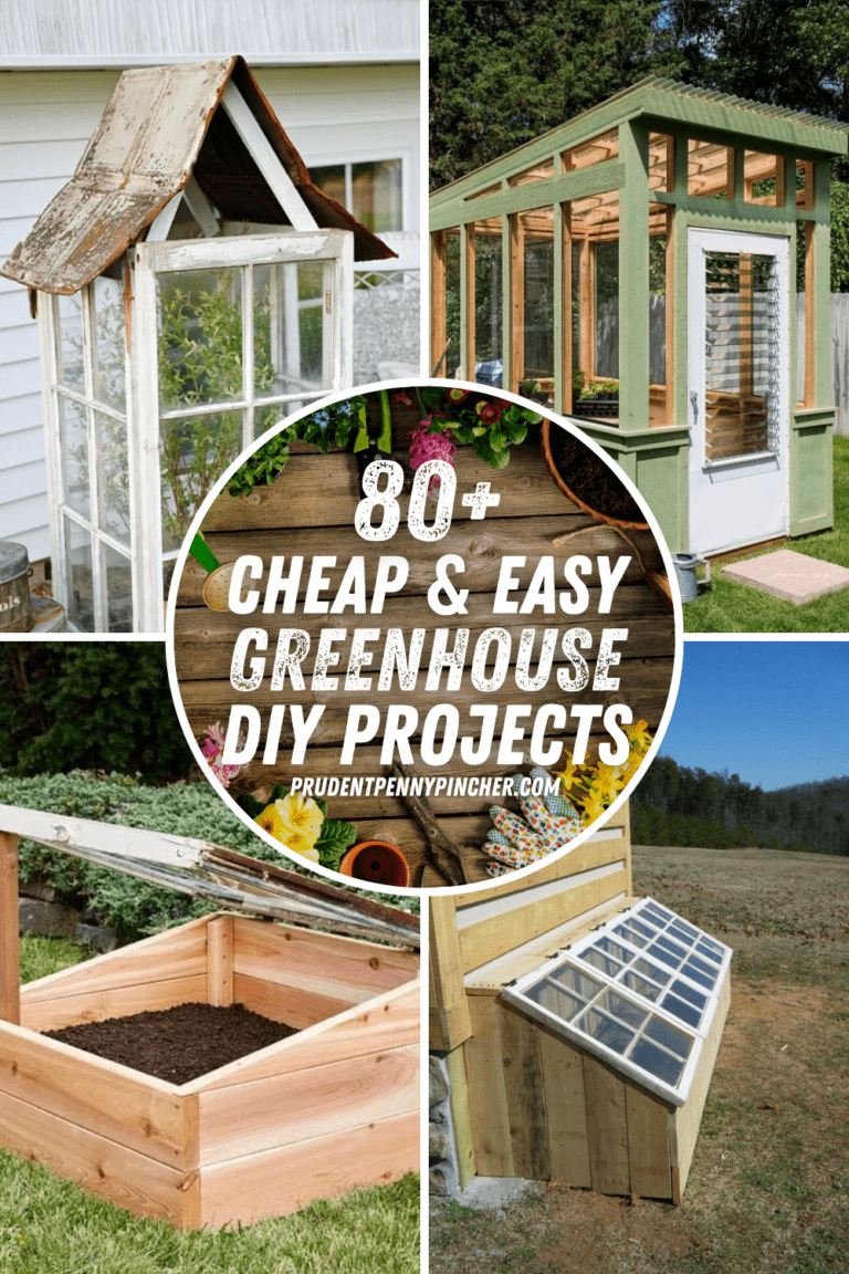 80 Cheap and Easy DIY Greenhouse Ideas Prudent Penny Pincher