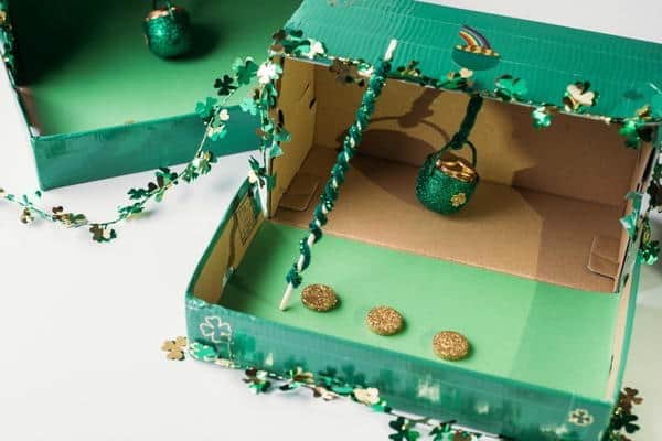 shoe box leprechaun trap idea