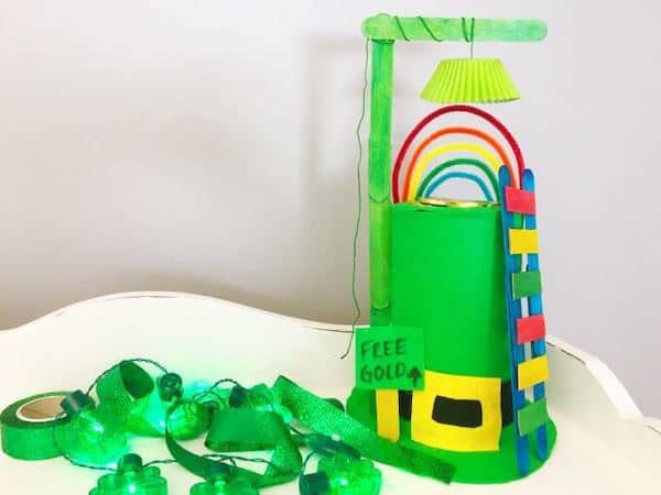 top hat with pulley leprechaun trap idea