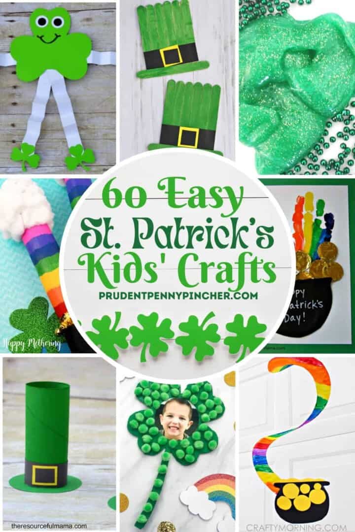 60 Fun and Easy St Patrick's Day Crafts for Kids Prudent Penny Pincher