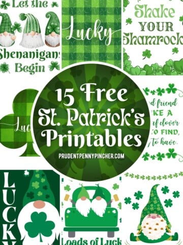 15 free st patrick's day printables