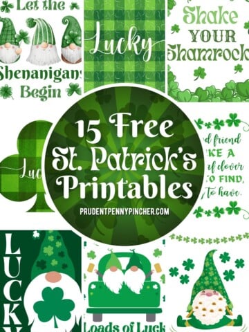 15 free st patrick's day printables