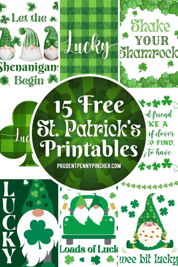 15 free st patrick's day printables