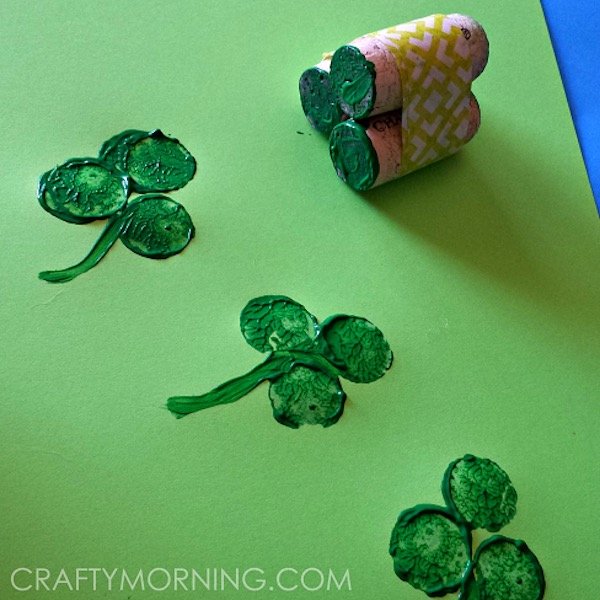 Wine Cork Shamrock