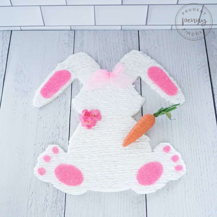 Dollar Tree Easter Bunny Craft - Prudent Penny Pincher