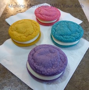 sugar cookie sandwiches