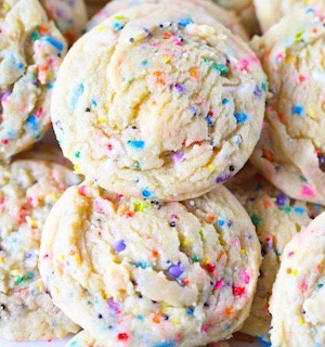 Soft Sprinkle Pudding Cookies