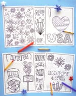 20 Free 4th of July Coloring Pages - Prudent Penny Pincher