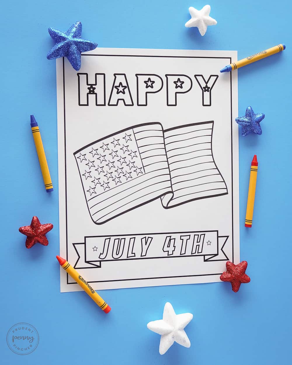 happy july 4th us flag
