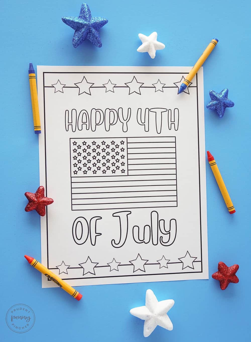 happy 4th of july with United States flag