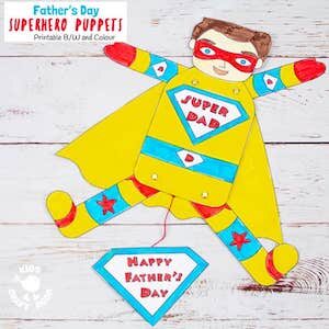 Father’s Day Superhero Puppets