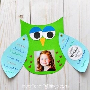Guess Whooo Loves You Father’s Day Kids Craft