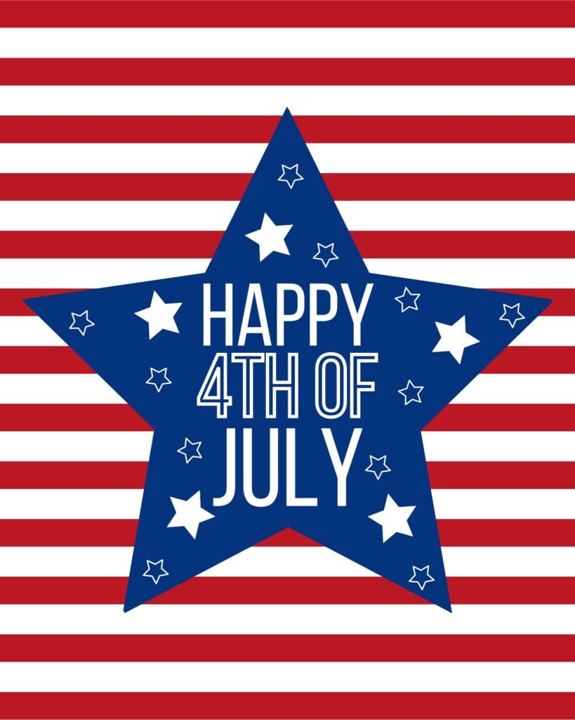 15 Free 4th of July Printables - Prudent Penny Pincher
