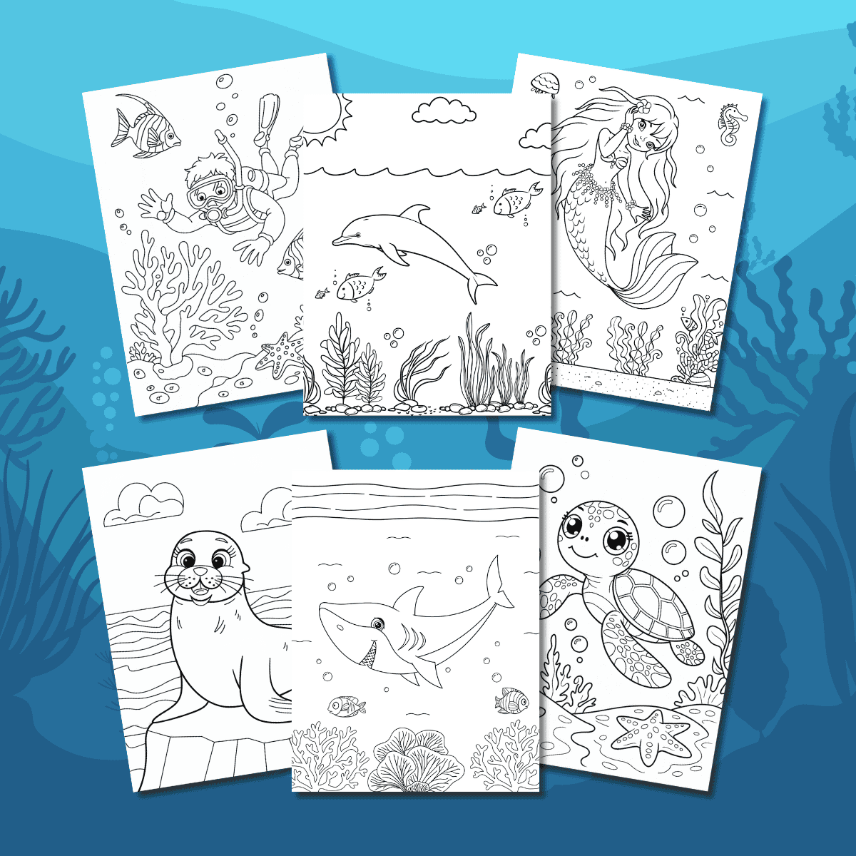Ocean Coloring Pages