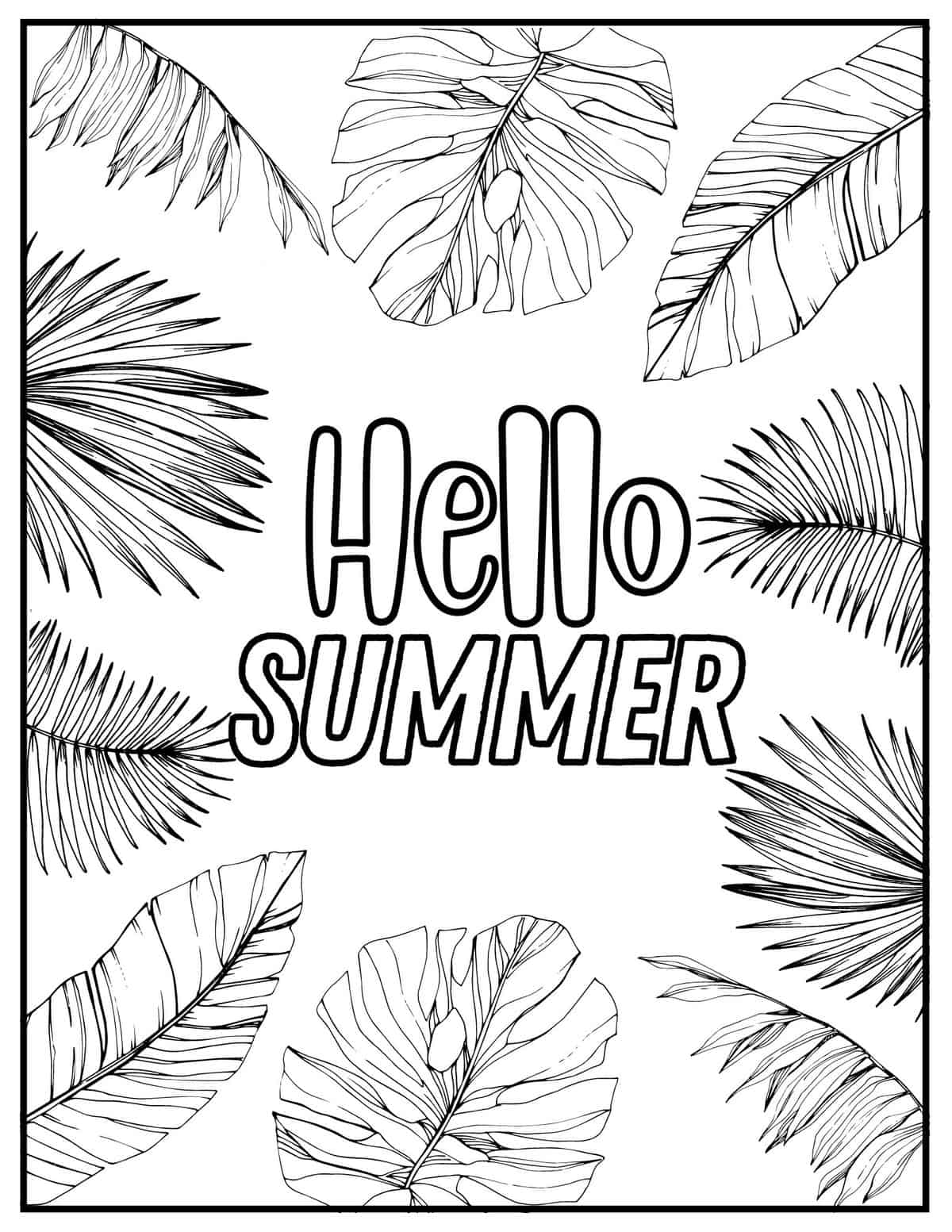 PV Summer Coloring Sheets