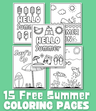 free printable summer coloring pages