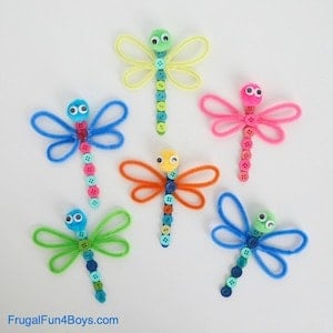 Dragonfly pipe cleaner Craft