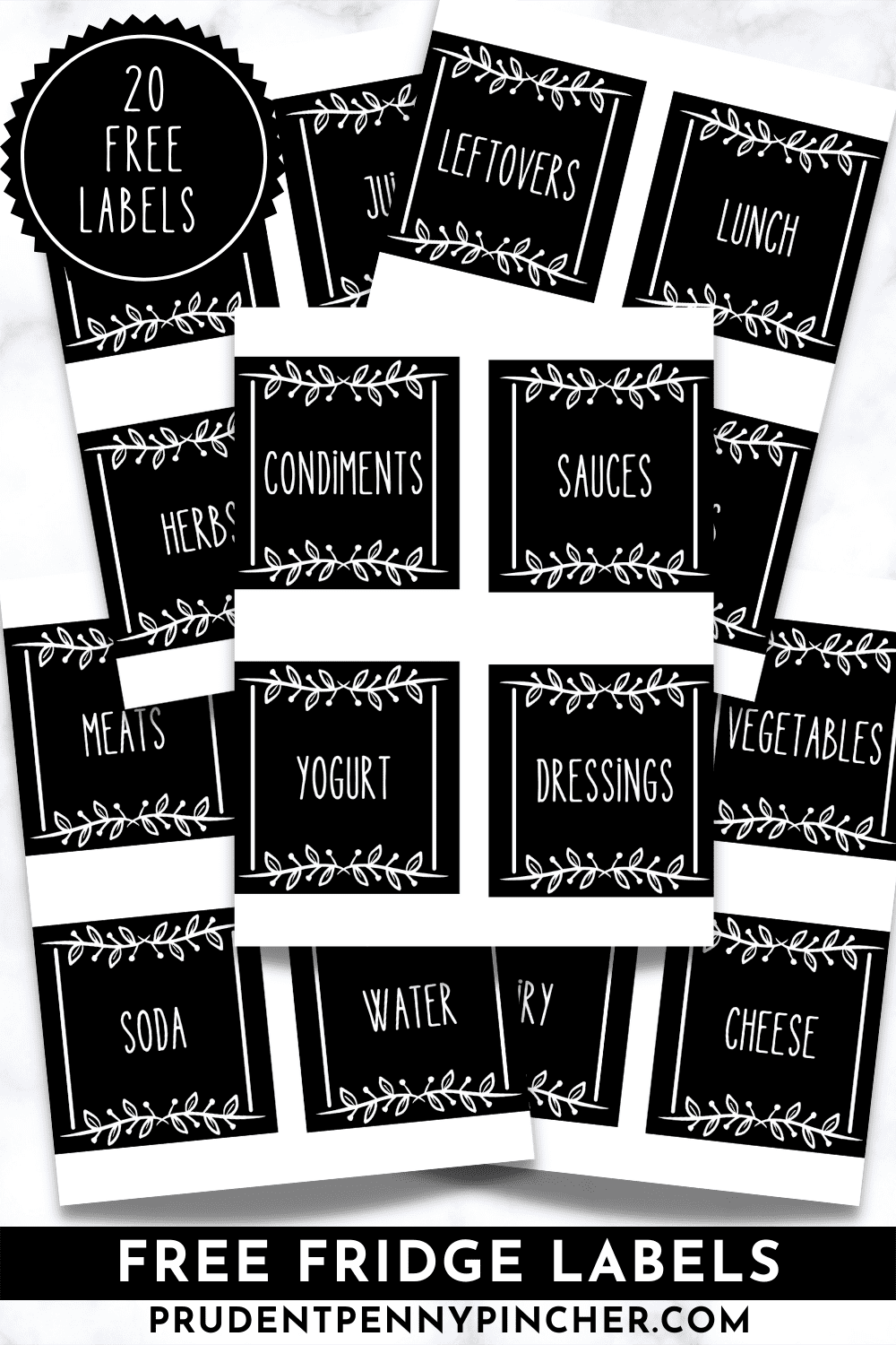 500 Free Printable Labels for Organization Prudent Penny Pincher