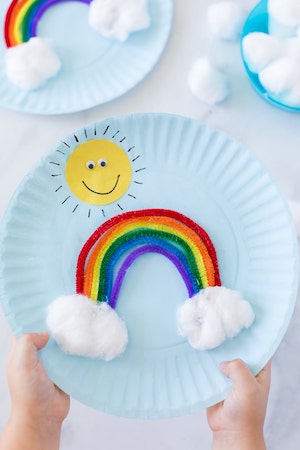 Rainbow Plate Craft