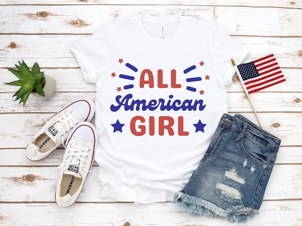 all american girl t-shirt