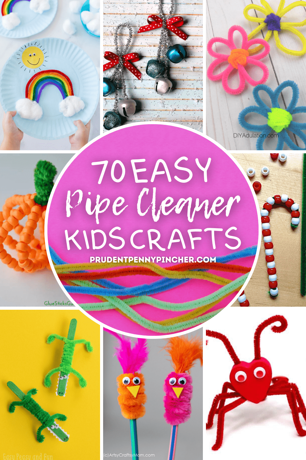 70 Easy Pipe Cleaner Crafts for Kids - Prudent Penny Pincher
