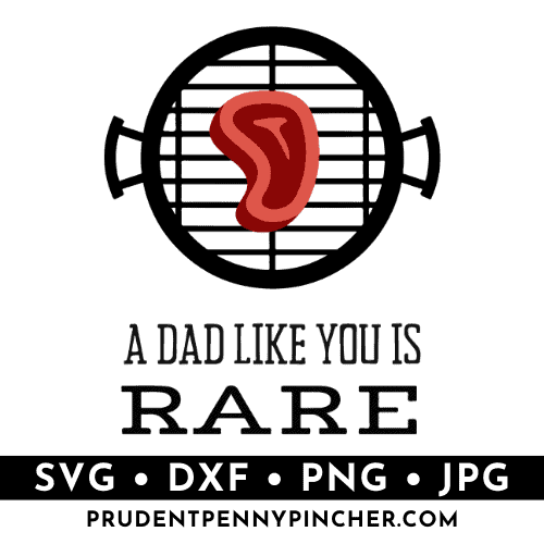 rare dad free svg for Father's Day 