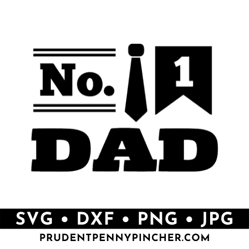 no. 1 dad Father's Day svg