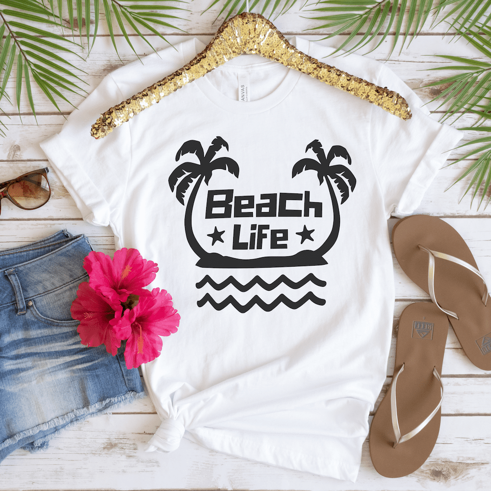 beach life summer svg