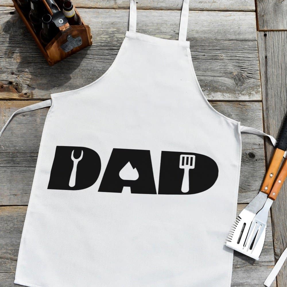 father's day svg file bbq tool word grilling apron
