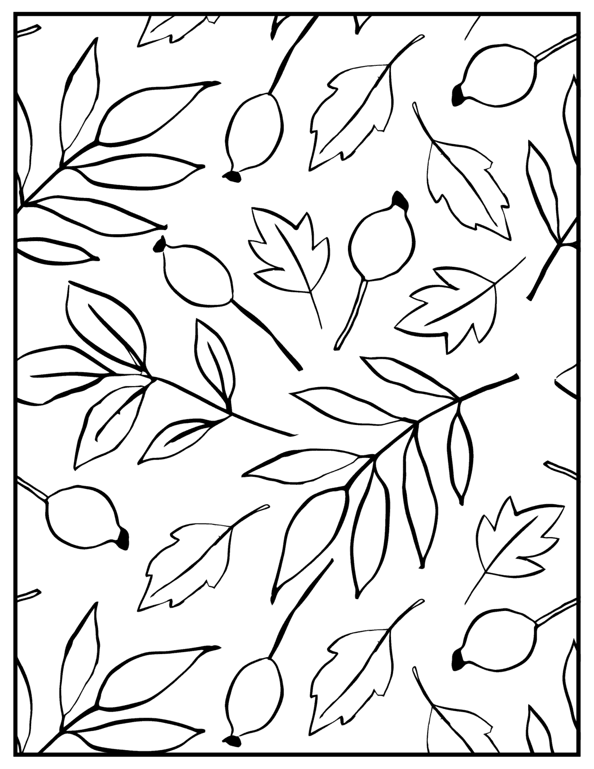 30 Free Printable Fall Coloring Pages - Prudent Penny Pincher