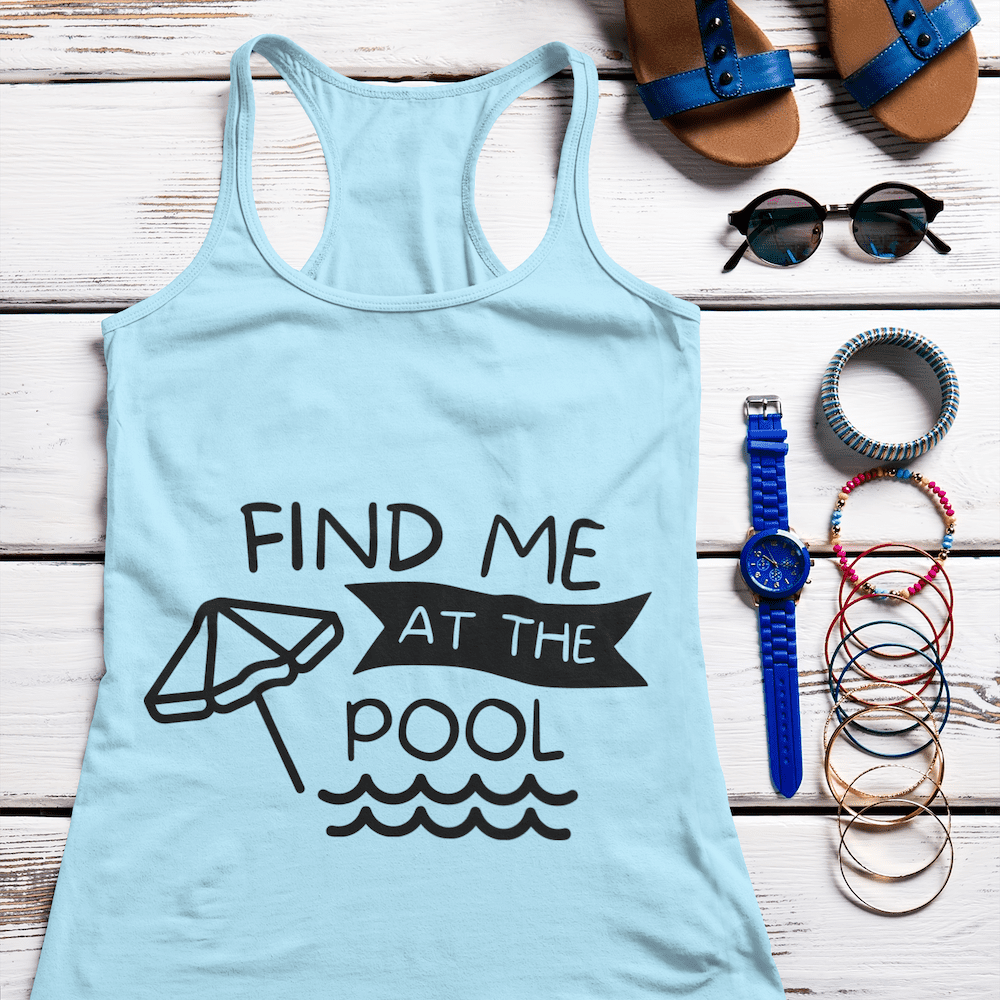 find me at the pool tshirt