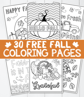 coloring pages for fall